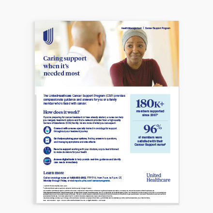 Cancer Support Programs – Employee